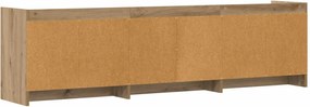 vidaXL Ντουλάπι TV 168 x 33 x 47 εκ. Artisan Δρυς Επεξεργασμένο Ξύλο