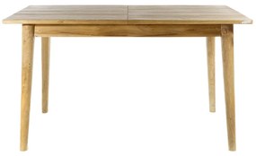 Artekko Τραπέζι τραπεζαρίας ανοιγόμενο από ξύλο μασίφ (140/180x80x78)cm