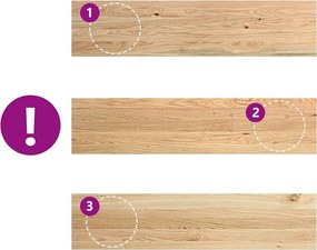 vidaXL Περβάζια παραθύρων 2 τεμ. 110x30x2 εκ. Ακατέργαστο Μασίφ Δρυός