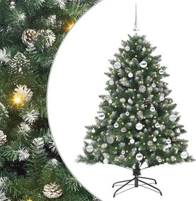 vidaXL Τεχνητό Χριστουγεννιάτικο Δέντρο με 150 LED Πράσινο 150 cm