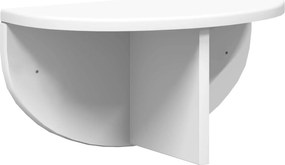 vidaXL Ράφι Τοίχου 2 pcs Λευκό 38 x 19 x 19 εκ Επεξεργασμένο ξύλο