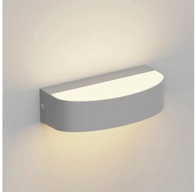 Απλίκα Φωτιστικό Τοίχου LED 9W IP65 3CCT Διπλής Δέσμης Caror It Lighting-80204030-Γκρι 80204030