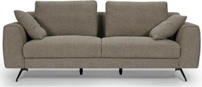 Detroit 3-Seater Sofa Brown