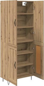 vidaXL Highboard 2 pcs Artisan Oak 69,5 x 34 x 180 εκ.