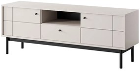 Έπιπλο Τηλεόρασης Japandi 153,4xx39x56,5cm White Kazmir