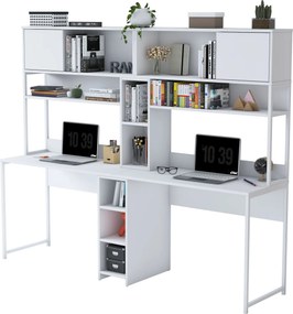 Γραφείο Λευκό ECRIPA 210x50x170.5