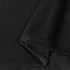 vidaXL Ριχτάρια 6 pcs Μαύρο 220 x 240 cm Μαλλί