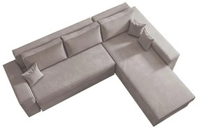 Γωνιακός Καναπές Olymp 3 Fylliana Taupe 280x210x80 εκ. 280x210x80 εκ.