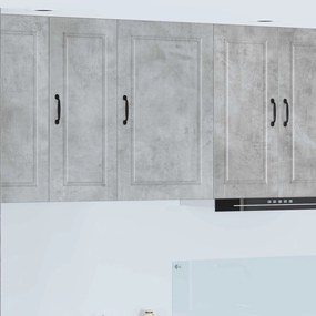 vidaXL Ντουλάπα Κουζίνας με ράφι Σκυρόδεμα Γκρι 50 x 31 x 80 εκ.