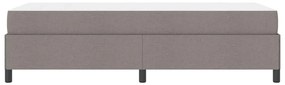 vidaXL Κρεβάτι με ελατήρια Ταμπά και Μαύρο 80 x 200 cm