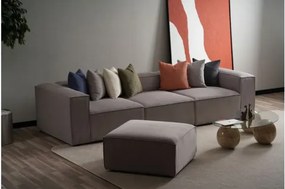Stewehome Γωνιακός καναπές με ριγέ μοτίβο