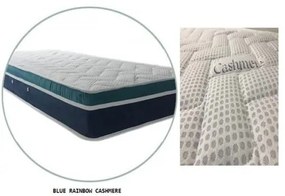Achaia Strom Στρώμα Ύπνου Χωρίς Ελατήρια Υπέρδιπλο Achaia Strom "FOAM CASHMERE BLUE RAINBOW" 190x200x22 cm (πλάτος 181-190 cm) BEST-30231431294