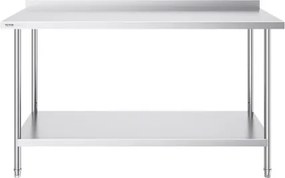 VEVOR Stainless Steel Work Table Commercial Kitchen Work Food Prep Table 24"x60"