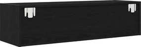 vidaXL Ντουλάπι TV 100 x 31 x 25,5 εκ. Μαύρη δρυς Επεξεργασμένο ξύλο
