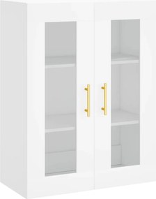 vidaXL Ντουλάπι Λευκό 69,5x34x180 εκ. από Επεξεργασμένο Ξύλο