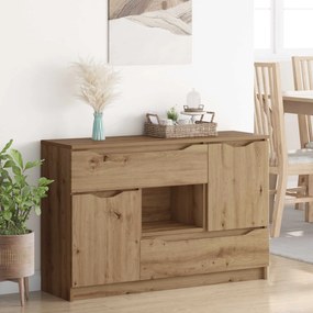 vidaXL Πλαϊνό γραφείο Artisan Oak 100 x 30 x 65,6 Επεξεργασμένο Ξύλο