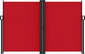 vidaXL Σκίαστρο Πλαϊνό Συρόμενο Κόκκινο 160 x 600 εκ.