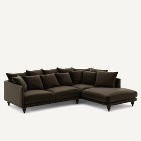 Γωνιακός καναπές από βελούδο, Lazare