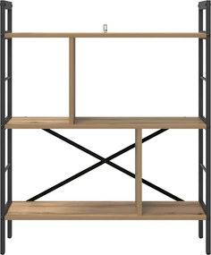 vidaXL Ράφι Βιβλίων 5 επιπέδων 75 x 30 x 91 εκ. Επεξεργασμένο ξύλο