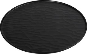 BLACK ΠΙΑΤΟ PIZZA 35ΕΚ WAVY MATTE ΜΕΛΑΜΙΝΗΣ  (smA)