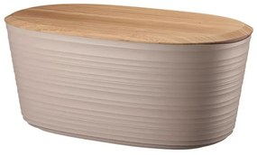Ψωμιέρα Tierra 179600158 Με Καπάκι Brown Guzzini Plastic,Bamboo