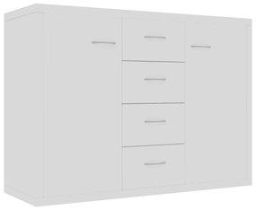 vidaXL Μπουφές Λευκός 88 x 30 x 65 εκ. από Επεξ. Ξύλο