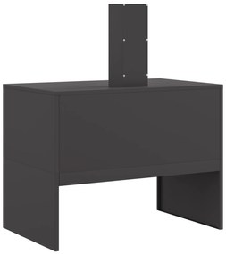 vidaXL Σόμπα με Καμινάδα Μαύρη 80x50x96 εκ Ατσάλι