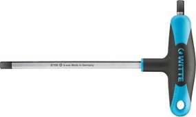 Κλειδί έξαγωνου T WITTE PRO Εξάγωνο 2,5 mm Διπλή