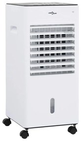 Air Cooler Φορητό 3 σε 1 Ασπρόμαυρο 61 x 31 x 27 εκ. 65 W - Λευκό