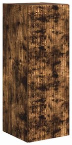 vidaXL Ντουλάπι Τηλεόρασης Τοίχου 2 pcs Καπνιστό Δρύς 30 x 31 x 80 εκ.