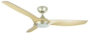 Ανεμιστήρας Οροφής Φ106 LED DC 30W 02-00184 Borasco Χρυσό Σατινέ LINEME-02-00184-Χρυσό 02-00184