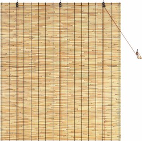 vidaXL Ρόλερ (στόρι) Φυσικό 140 x 160 cm Καλάμι