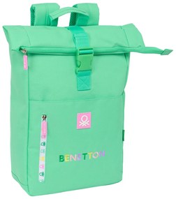 Σακίδιο Πλάτης Casual Benetton Mint Πράσινο