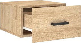 vidaXL Κομοδίνα Επιτοίχια Sonoma Δρυς 35 x 35 x 20 εκ.