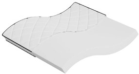 vidaXL Στρώμα Αφρού Medium Soft 180x200 εκ.