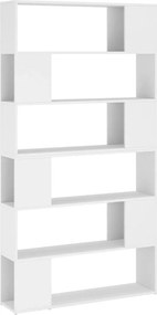 vidaXL Βιβλιοθήκη/Διαχωριστικό Χώρου Λευκό 100 x 24 x 188 εκ.