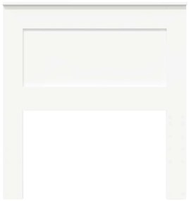 vidaXL Κεφαλάρι με κεφαλάρι Λευκό 100 cm Επεξεργασμένο ξύλο