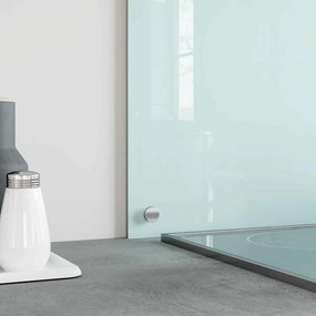 vidaXL Πλάτη Κουζίνας Λευκή 70 x 50 εκ. από Ψημένο Γυαλί