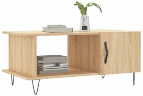 vidaXL Τραπεζάκι Σαλονιού Sonoma Δρυς 90x50x40 εκ. Επεξεργασμένο Ξύλο