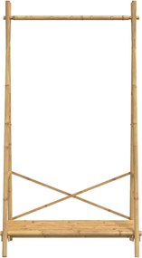 vidaXL Κρεμάστρα Ρούχων με Ράφι 102 x 50 x 190 εκ. Μπαμπού