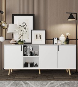 Κονσόλα Λευκό FLEDAS 180x45x80
