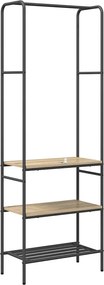 vidaXL Ράφι Ρούχων Δρύς Sonoma 60 x 30 x 171 εκ Επεξεργασμένο ξύλο