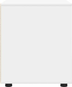 vidaXL Ντουλάπι αποθήκευσης Λευκό 60 x 48 x 57 εκ Επεξεργασμένο ξύλο