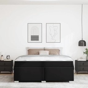vidaXL Σκελετός Κρεβατιού Μαύρο 180 x 200 cm ύφασμα