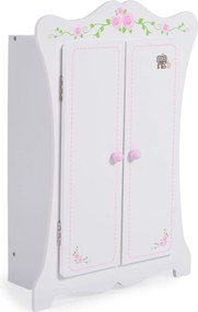 Wooden Wardrobe with 3 Hangers