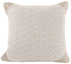 Διακοσμητική Μαξιλαροθήκη Ζακάρ Polyester Lama Beige 4x42εκ. Guy Laroche