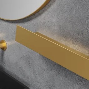Furnibath MR080 Gold Brushed - Εταζερα μεταλλική