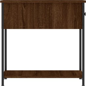 vidaXL Κομοδίνο Καφέ Δρυς 30 x 60 x 60 εκ. από Επεξεργασμένο Ξύλο