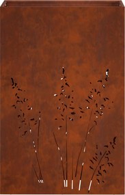 vidaXL Γλάστρα Κήπου 2 τμχ. Σκ rusty 50 x 30 x 75 εκ