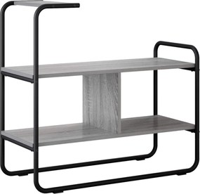 vidaXL Τραπέζι κονσόλας Γκρι Sonoma 80 x 35 x 75 cm Επεξεργασμένο Ξύλο